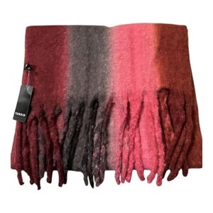 Torrid Multi-faceted Blanket Knit Fringe Scarf NWT New in Package
